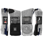 Doctor Recommend Thermal Diabetic Socks Keep Foot Warm Non-Binding Crew Socks For Men Women 12-Pack (10-13 Men Size, 12 Pairs As