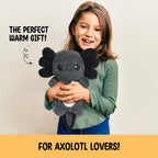 Axolotl Microwavable Unscented Heating Pad for Women and Kids- Cute Soft Cozy Pillow Plush Heatable Warm Stuffed Animals - Kawai