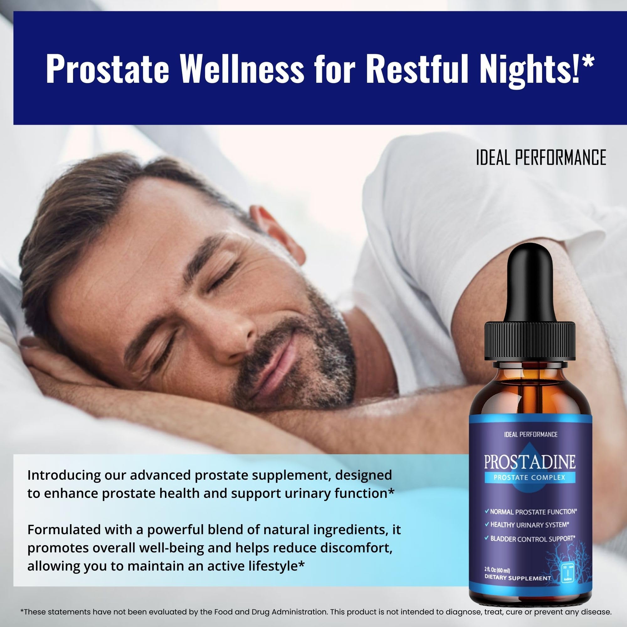 Prostadine Drops for Prostate Health, Bladder Urinating Issues - Prostadine Supplement Liquid Drops - Maximum Strength Supports