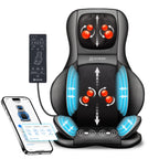 COMFIER Shiatsu Neck Back Massager with Heat,2D/3D Massage Chair Pad with App Control,Deep Tissue Kneading Massage Chair Pad wit
