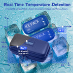 Insulin Cooler Travel Case TSA Approved Diabetic Medicine Cooling Bag with Digital Temperature Display, 2 Ice Pack