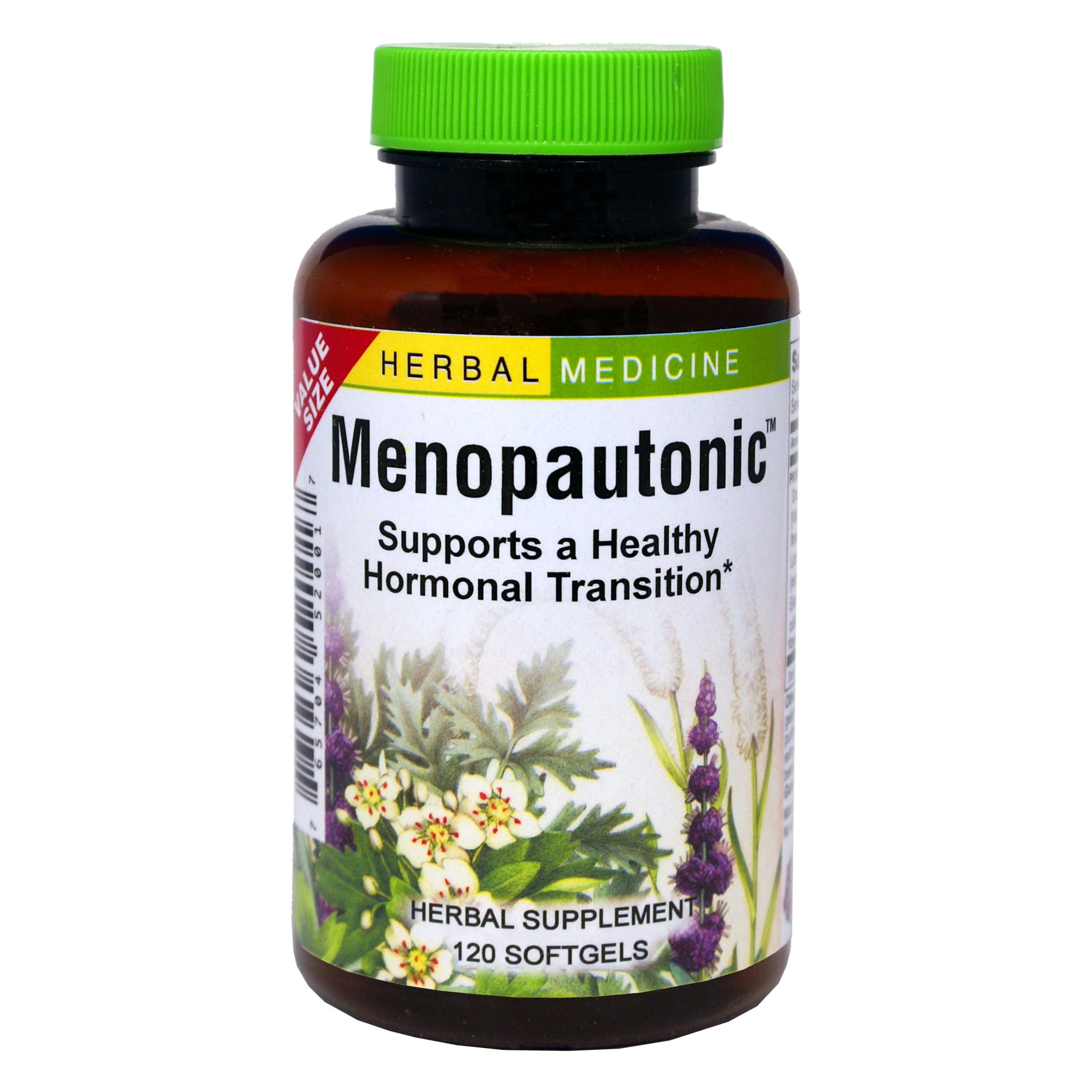 Herbs Etc. Menopautonic Softgels - Essential Supplement for Women - Hormonal Transition Support Supplement - Offers Menopausal S