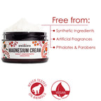 Better Shea Butter Magnesium Cream for Leg Cramps | Relieves Muscle Tension | Night Lotion Safe for Pregnancy, Kids and Babies |