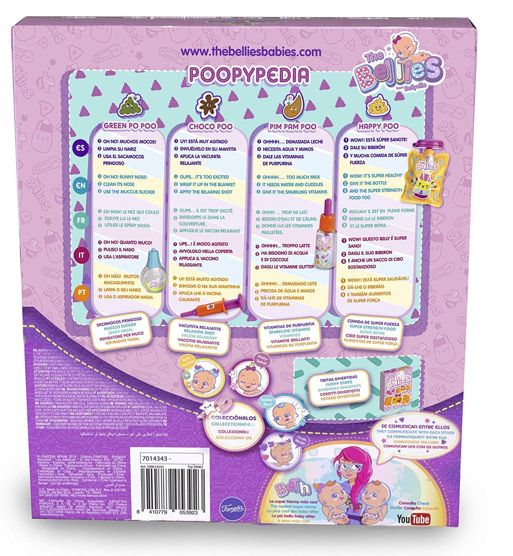 Bellies - Emergency Belly Kit For Bellies Dolls - Bandages, Syringes, and Toy Medicine