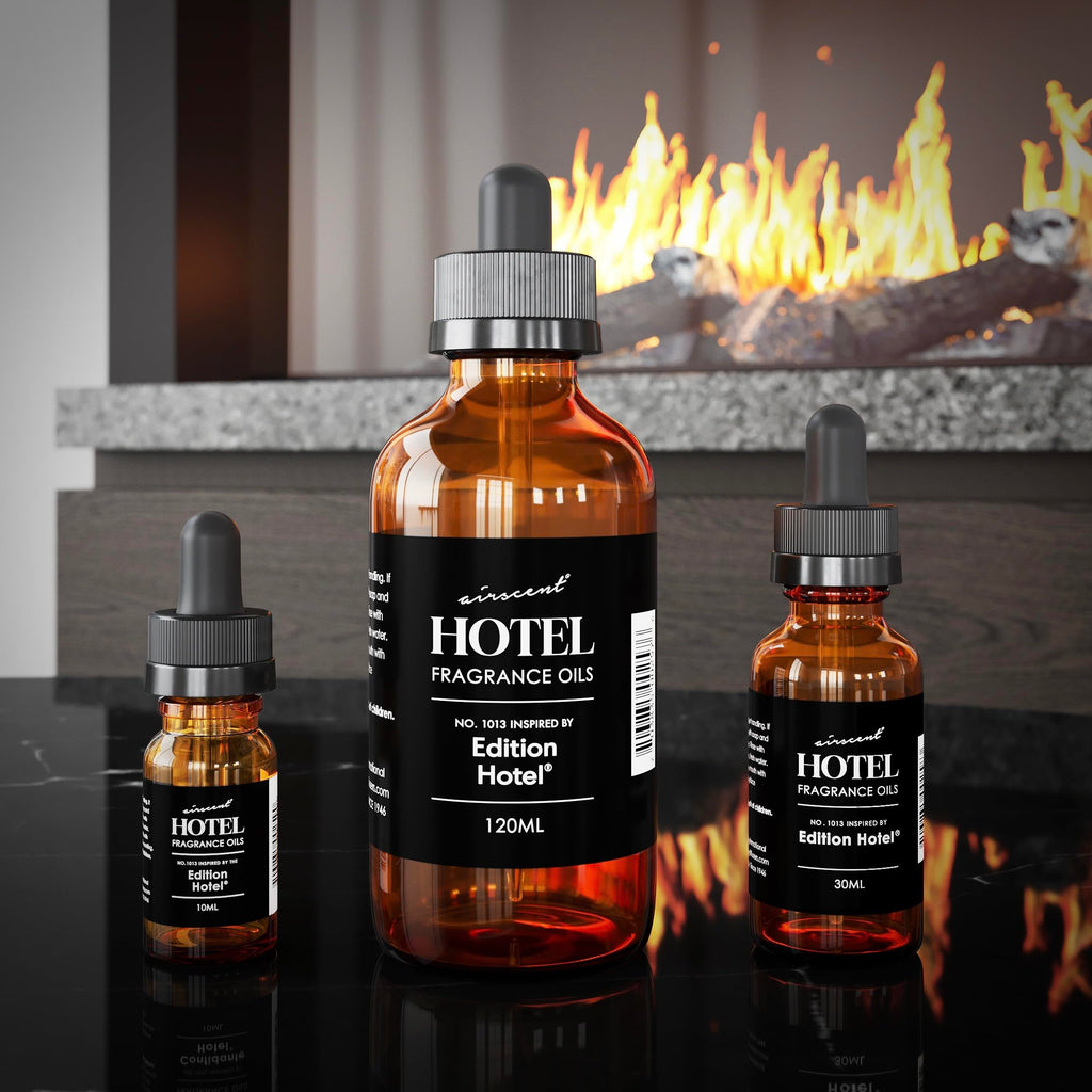 Hotel Diffuser Oil Inspired by The Edition Hotel Scent - AirScent No 1013 Fragrance Oil Blend - 30 mL, 1 fl oz Glass Dropper Bot