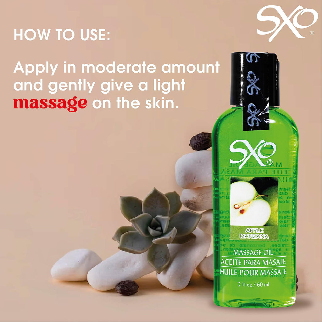 Edible Massage Oil, Full Body, Warm Sensation - Relaxing Massage Oil for Massage Therapy | Perfect Glide and Soft Skin- 2 fl oz