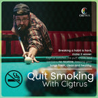Cigtrus Natural Nicotine-Free, Tobacco-Free Smoking Alternative, Non-Electric Craving Relief, Quit Smoking Aid with Cigtrus (Fre