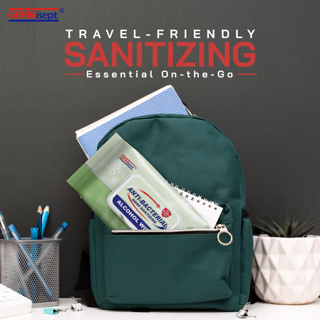 Advanced 75% Alcohol Antiseptic Hand Sanitizer Multipurpose Wipes (50 Count X 4 packs = 200 Wipes)