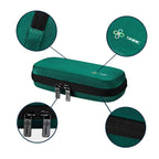 SHBC Insulin Cooler Travel Case for Diabetic Organize Medication Insulated Cooling Bag with 2 Ice Packs Green