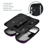 SHBC Insulin Cooler Travel Case for Diabetic Organize Medication Insulated Cooling Bag with 2 Ice Packs Purple