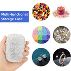 EveryBling Pill Organizer with Labels Bling Pocket Pill Case with Stickers Travel Medicine Kit Holder Small Purse Pill Box Conta