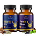Dharishah Ayurveda Prostpro & Ayuja Wellness Care Package  Ayurvedic Prostate Support & Dht Blocker For Men | With Gokshura, Sa