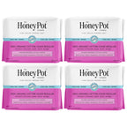 The Honey Pot Company - 80ct - Herbal Pads for Women - Regular Flow w/Wings - Infused w/Essential Oils for Cooling Effect & Orga