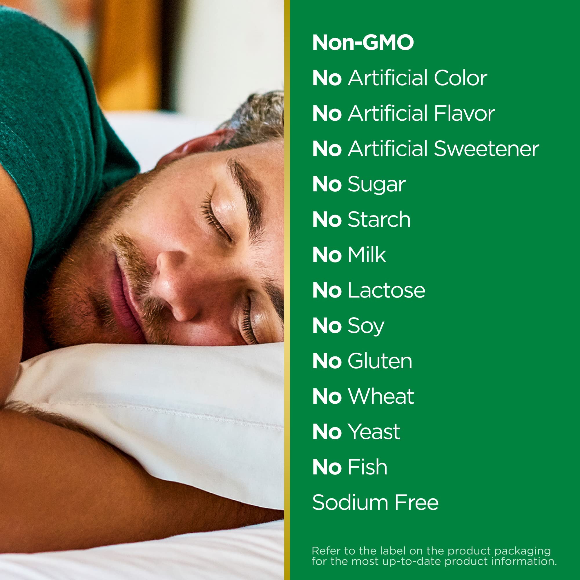 Nature's Bounty Melatonin, 100% Drug Free Sleep Aid, Dietary Supplement, Promotes Relaxation and Sleep Health, 10mg, 60 Count(Pa