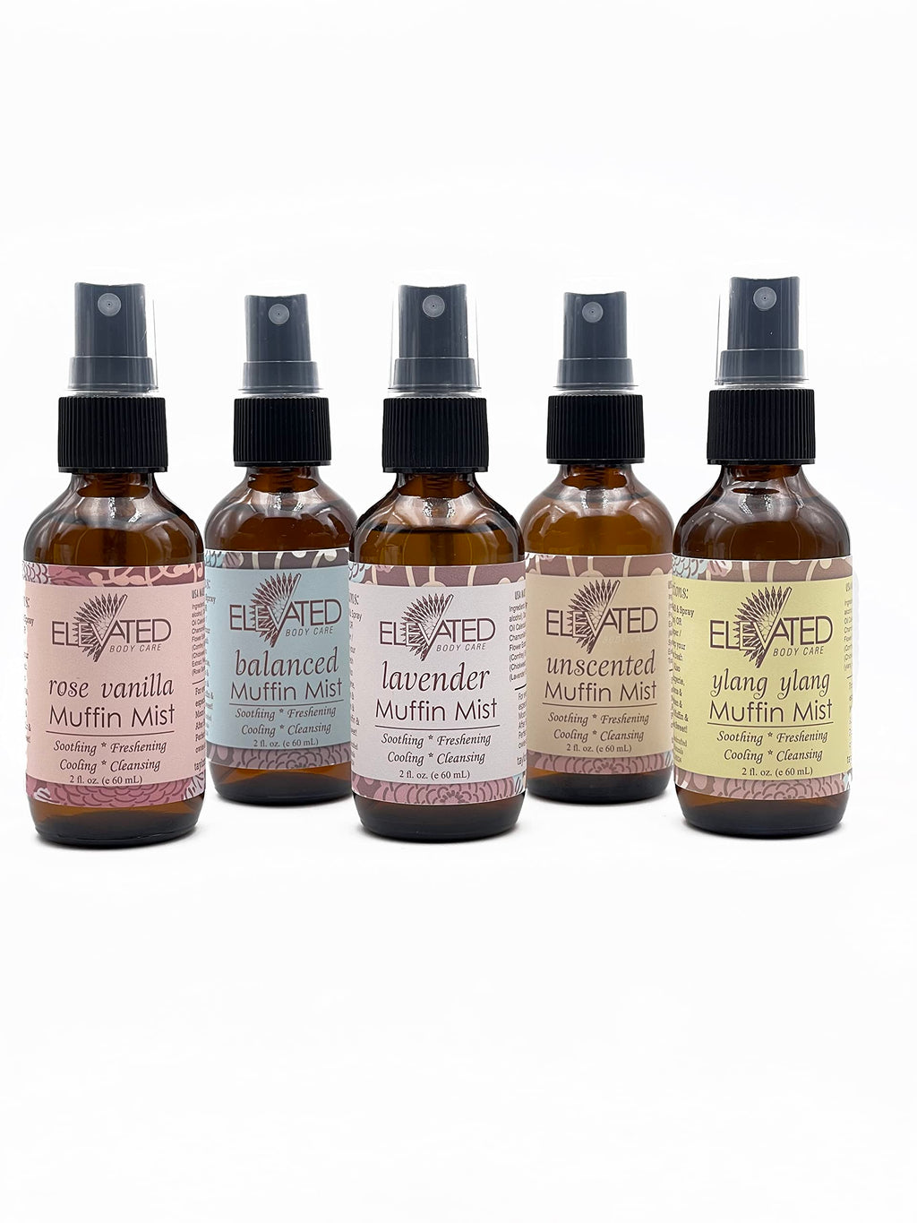 ELEVATED Muffin Mist - Organic Natural Feminine Spray| 5 Scents | Yoni Oil | Vegan | Herbal Infused Oil helps Soothe Vaginal Dry