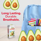 BioSwiss Bandages, Avocado Shaped Self Adhesive Bandages, Latex Free Sterile Wound Care, Fun First Aid Kit Supplies for Kids, 50