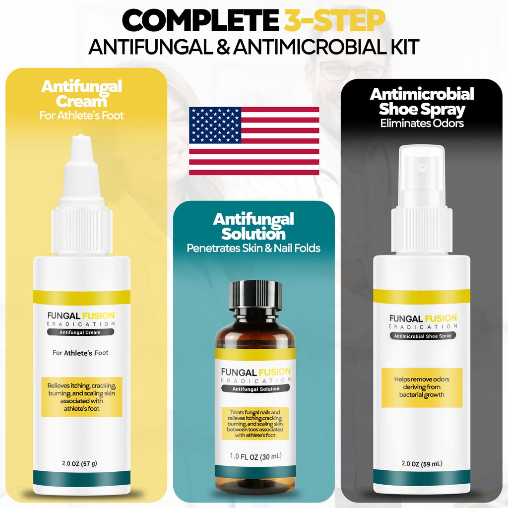 DOCTORS INC. Toenail Fungus Treatment Extra Strength Antifungal Solution - Made in USA - Repairs Fungal Damaged, Yellow, Thick,