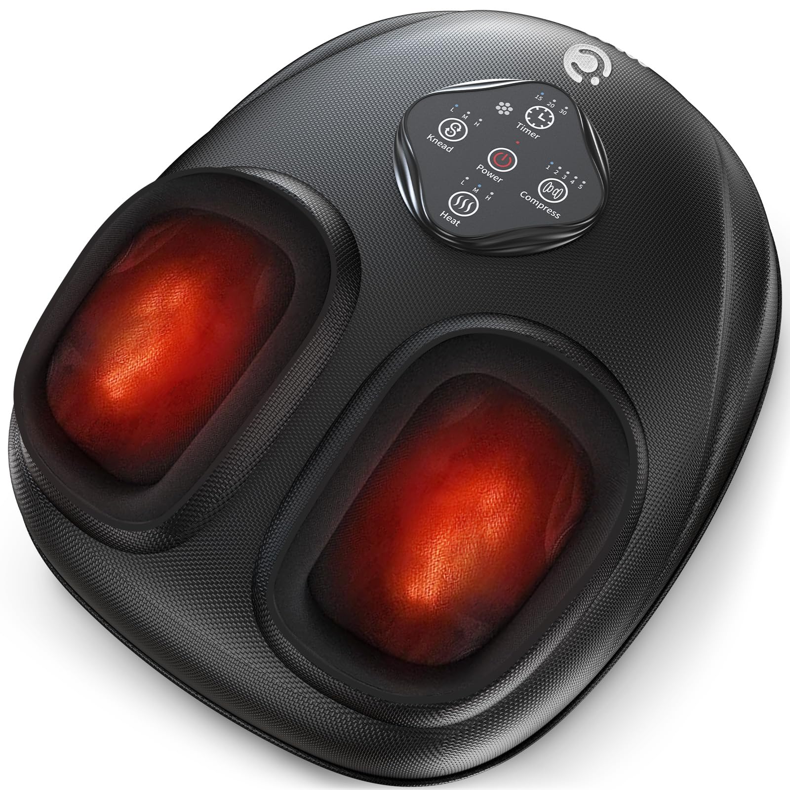CooCoCo FSA HSA Eligible Foot Massager with Heat, Upgraded Shiatsu Feet Massager for Plantar Fasciitis, Neuropathy, Gifts for Wo