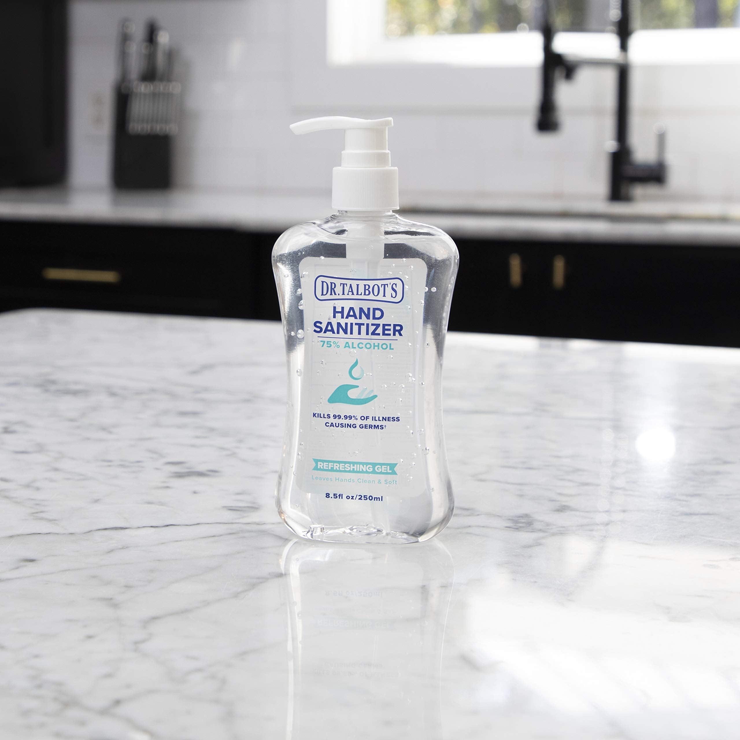 Dr. Talbots Refreshing Gel Hand Sanitizer With Easy Pump, Fragrance Free, 8.5 Fl Oz