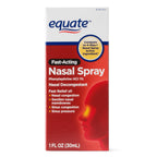 Equate 4-Way Nasal Spray 3-Pack Phenylephrine HCl - 1 fl oz each