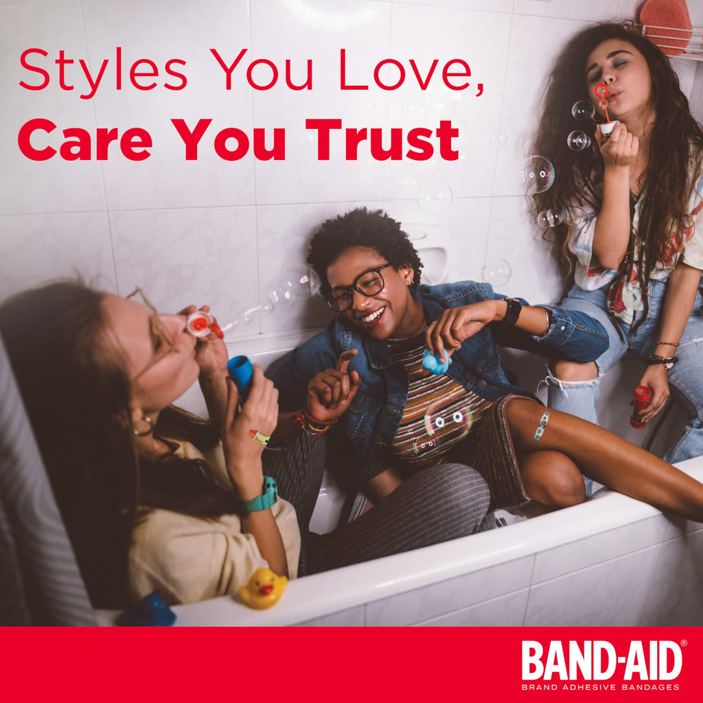 Band-Aid Brand Adhesive Bandages for Minor Cuts & Scrapes, Wound Care Featuring Star Wars The Mandalorian Characters for Kids an