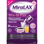 MiraLAX Gentle Constipation Relief Laxative Powder, Stool Softener with PEG 3350, No Harsh Side Effects, 1 Doctor & OBGYN Recomm