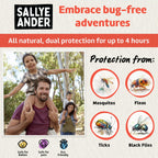 SALLYEANDER No Bite Me All-Natural Bug & Insect Repellent - Anti Itch Cream - 2 oz - Safe for Kids and Infants - Repels Mosquito