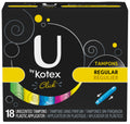 U By Kotex Click Regular Compact Tampons, Unscented, 18 ct