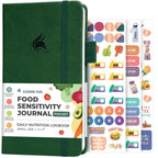 Clever Fox Food Sensitivity Journal Pocket - Daily Intolerance & Symptom Log for IBS, Diabetic, Low Fodmap, Elimination Diet - H
