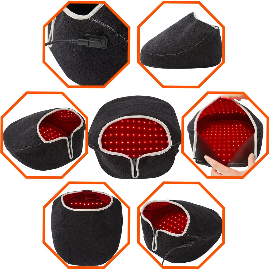 CAMECO 1 Pack Red Infrared Light Therapy for Feet, Red Light Therapy for Feet Neuropathy | 0-30min Timer Home Use