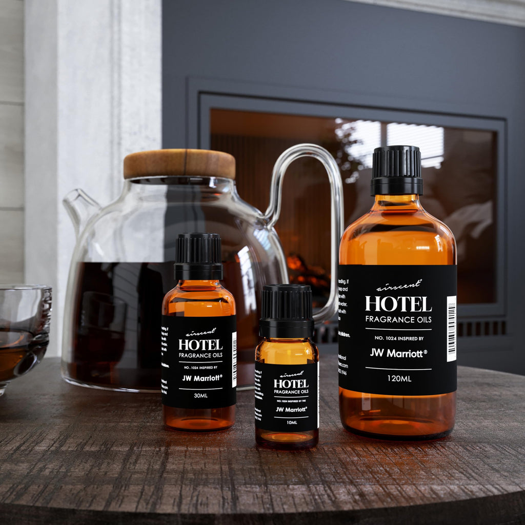 AirScent Hotel Diffuser Oil Inspired by The JW Marriotts Oud Safir Scent - Fragrance Oil No. 1024 for Ultrasonic and Waterless