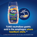 TUMS Chewable Antacid Tablets for Extra Strength Heartburn Relief, Great for a Summer BBQ - Assorted Fruit Flavors - 330 Count