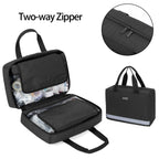 Trunab Small First Aid Kit Bag Empty Portable Emergency Kits Trauma Bag, Ideal for Car, Home, Camping and Hiking, Black, Bag Onl