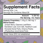 MaryRuth Organics Herbal Supplement Drops | Support Renal & Urinary Systems | Juniper Berry | Cleavers | Dandelion | Hawthorn |