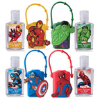 Evergreen Research Disney Store Marvel Hand Sanitizer Holder Set - Pack of 4, Travel Size, Refillable and Portable Sanitizers w/