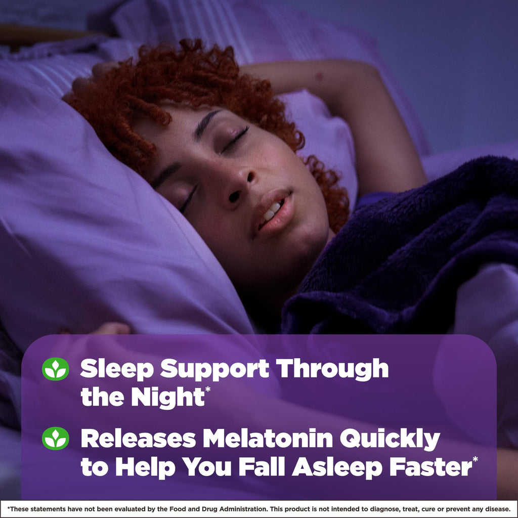 Natrol Advanced Sleep Melatonin 10mg, Dietary Supplement for Restful Sleep, Time Release Melatonin Tablets, 60 Time-Release Tabl