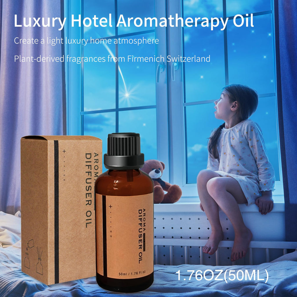 BOHOFAM Aromatherapy Essential Oil Diffuser 360ML,Volcano Diffuser/Humidifier, 2Mist Mosdes : Flame and Volcano, Included 50ML H
