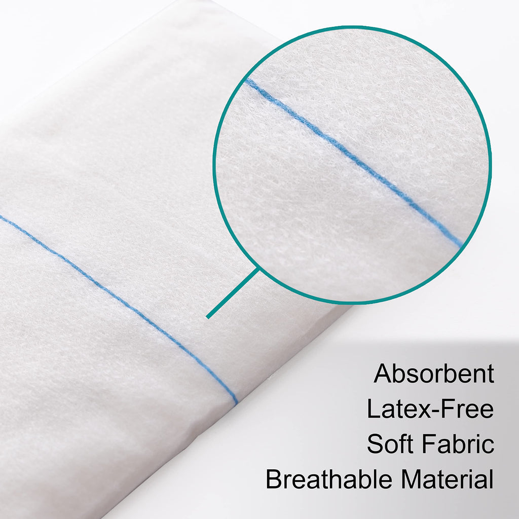General Medi Sterile Abdominal Combine Pads - 25 Count 5 x 9 Individually Wrapped Absorbent & Thick Pads