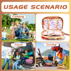 Polynew Portable First Aid Kit (151 Pcs) - Travel-Sized Emergency Care for Kids & Adults, Home, Car, Camping & Diaper Bag