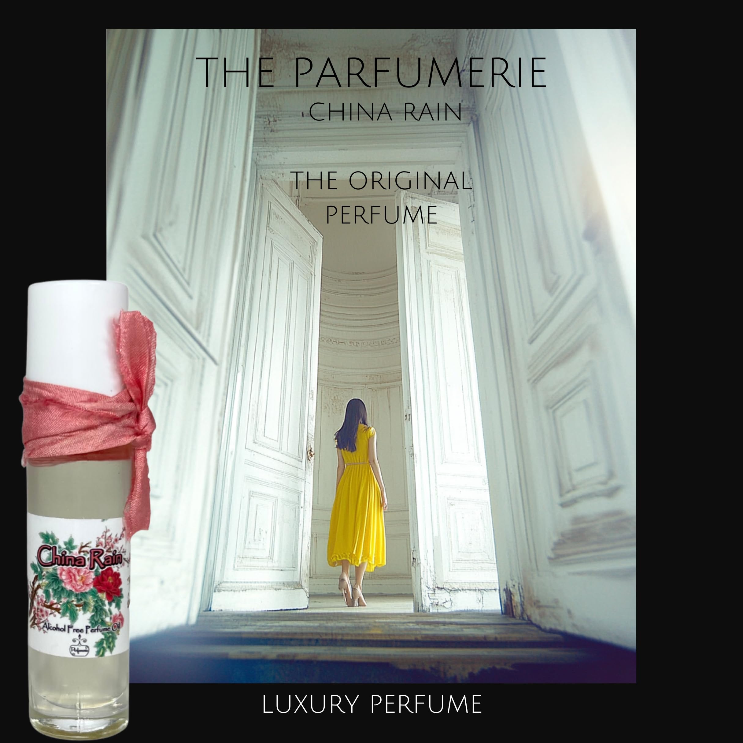 The Parfumerie China Rain Original Perfume Oil | Alcohol Free | 10 ml - Roll on Bottle