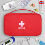 Ellsang First Aid Bags Empty, Portable Travel Medicine Bag for Camping Hiking Vehicle Motorcycle, Empty First Aid Bag for Home E