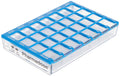 Ezy Dose Weekly (7-Day) Pill Case, Medicine Planner, Vitamin Organizer Box, Small Compartments with Easy Fill Tray, 4 Times a Da