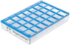 Ezy Dose Weekly (7-Day) Pill Case, Medicine Planner, Vitamin Organizer Box, Small Compartments with Easy Fill Tray, 4 Times a Da