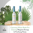 SOUL STICKS Cleansing Water 7.5 oz. Bottle for Clearing Negative Energy and Purifying Home (Go Away Evil)