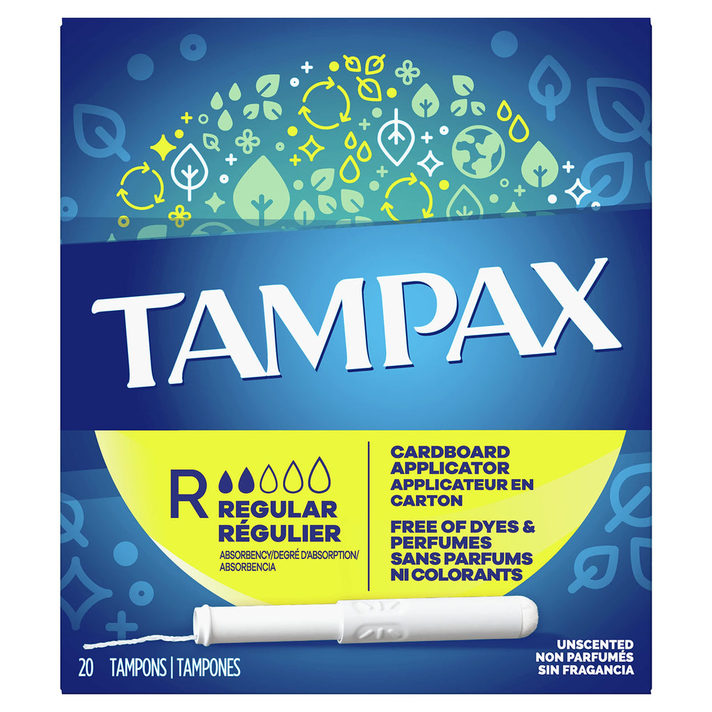 Tampax Regular Flushable, 20 Count