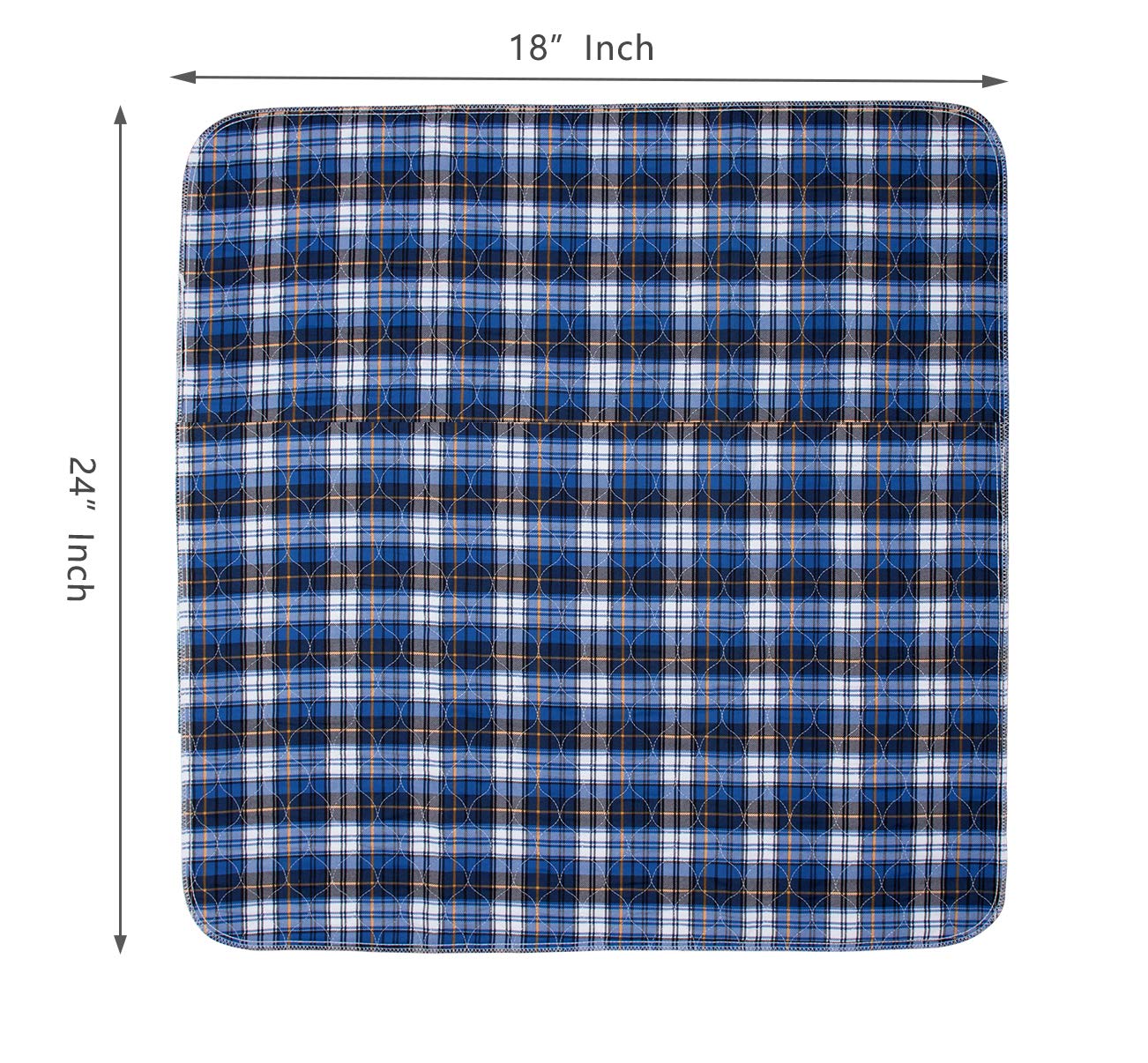 Non-Slip Bed Pads for Incontinence Washable (18 x 24|3 Pack),Waterproof Bed Pads, Kids Washable Incontinence Bed Pads for Kids A