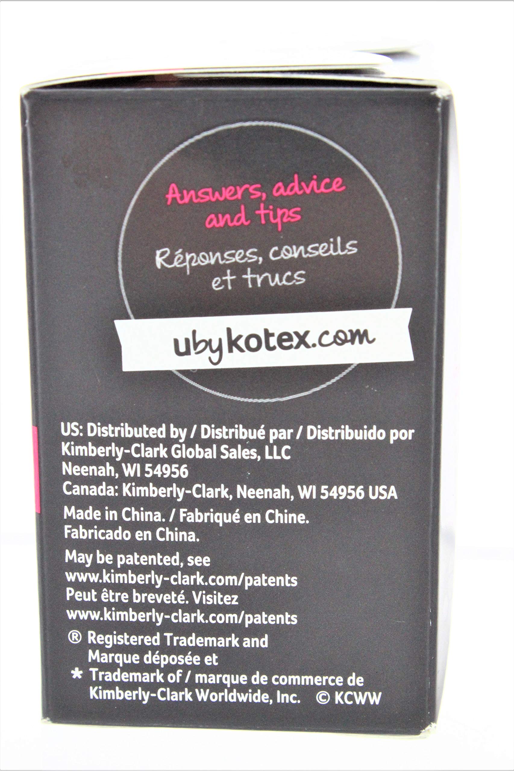 Kotex U Barely There Liners, Thin, 18 ct. (PACK OF 2) (2)