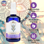 Lavender and Sage Smudge Spray (4oz) Calm & Clear - Smudge Mist for Cleansing Negative Energy - Smokeless Sage Water Spiritual R