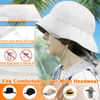 Benvo Mosquito Head Net Mesh, Face Neck Fly Netting Hood from Bugs Gnats Noseeums Screen Net for Any Outdoor Lover- with Carry B