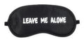 24X7 Emall Fabric Message Eye Shade Blindfold Sleeping Travel Rest Patch Blinder Relax,Complete BlackOut Design,Snooze,Slumber,